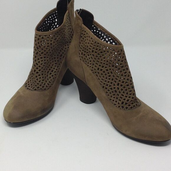 Audley london taupe leather lattice ankle boots 39 - Picture 16 of 16